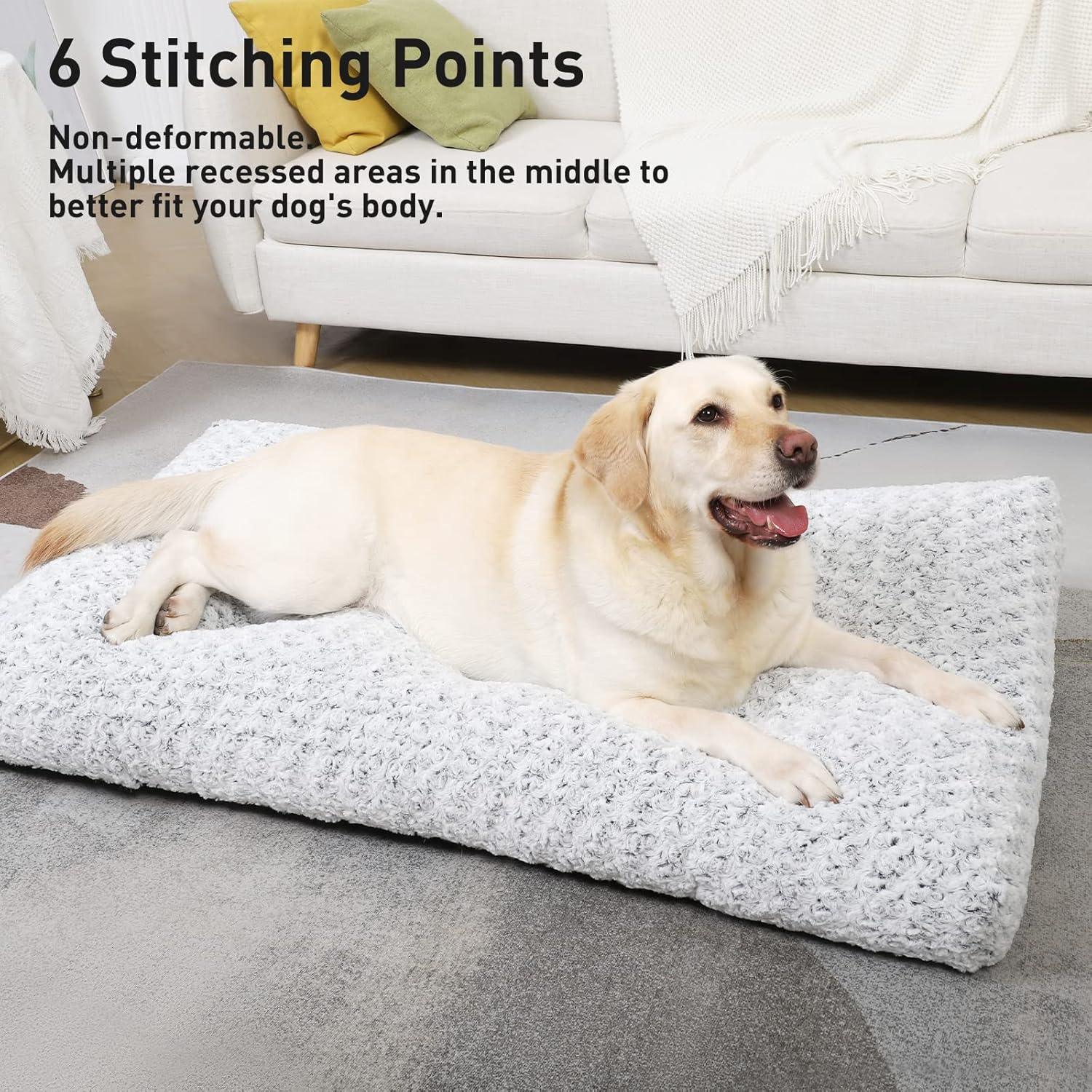 KSIIA Large Dog Bed Washable, Calming Dog Bed, | ObaPet