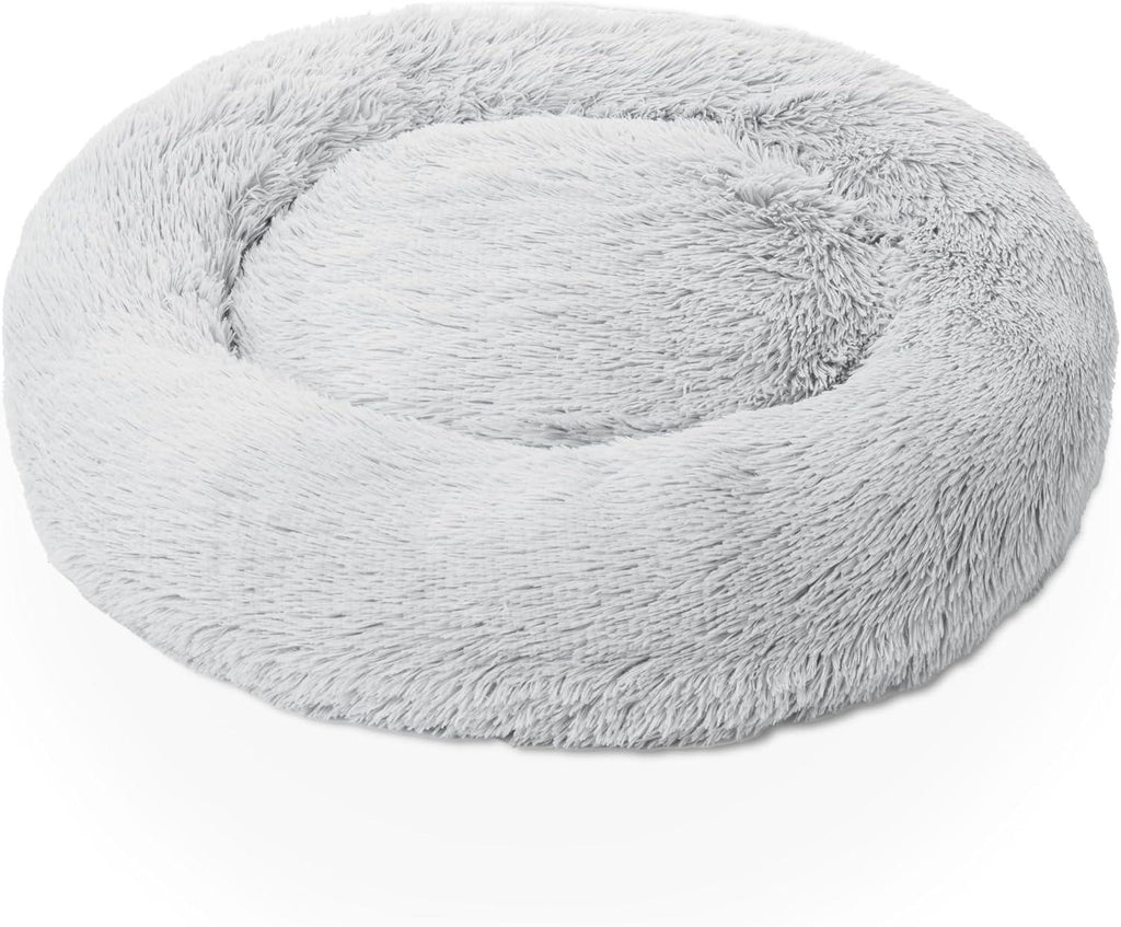 Woof & Whiskers Donut Beds For Dogs Grey Dog Bed | ObaPet