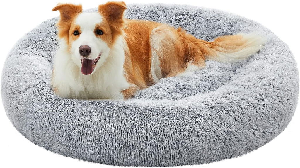 Feandrea Dog Bed, Donut Cat Bed, Fluffy Calming | ObaPet