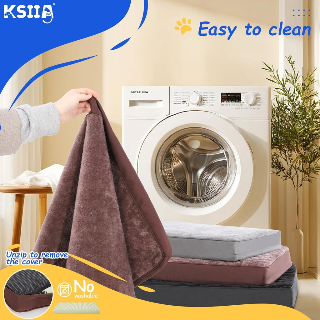 KSIIA Dog Beds Large Washable, Orthopedic Dog | ObaPet