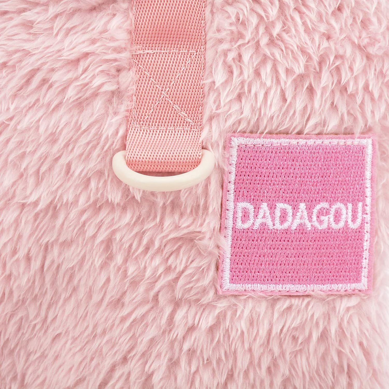 SMALLLEE_LUCKY_STORE Pet Sherpa Fleece Jumper Vest Sweaters Turtleneck Pullover with D-ring Soft Sweatshirt for Small Dogs Cat Puppy Boy Girl Yorkie Chihuahua Warm Fall Winter Clothes,Pink,S