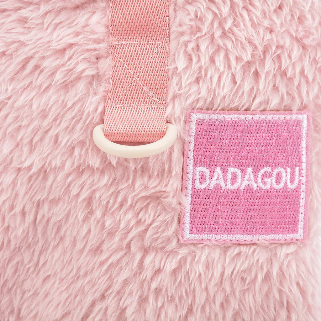 SMALLLEE_LUCKY_STORE Pet Sherpa Fleece Jumper Vest Sweaters Turtleneck Pullover with D-ring Soft Sweatshirt for Small Dogs Cat Puppy Boy Girl Yorkie Chihuahua Warm Fall Winter Clothes,Pink,S