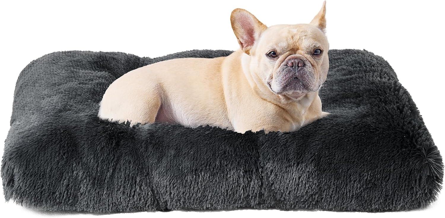EHEYCIGA Calming Dog Bed Medium, Fluffy Anti | ObaPet