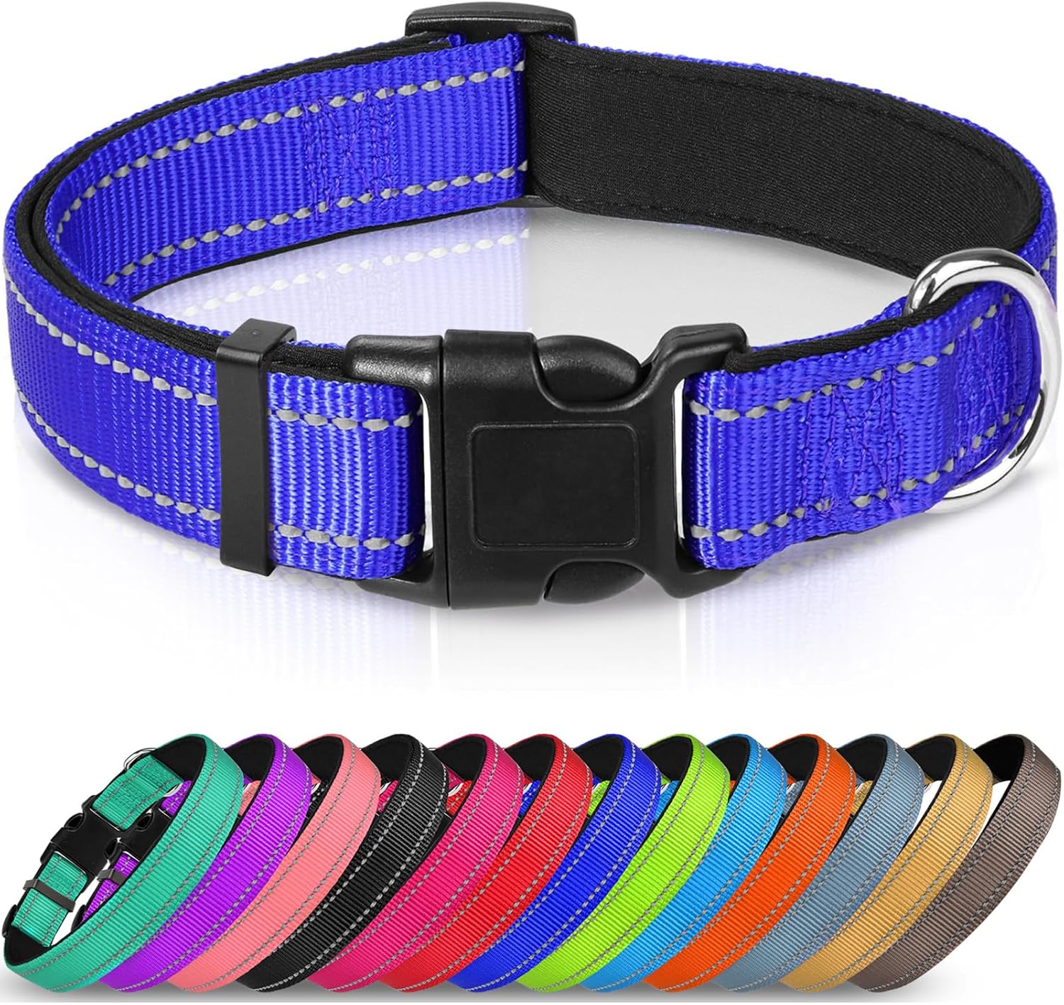 Joytale Reflective Dog Collar, Soft Neoprene | ObaPet