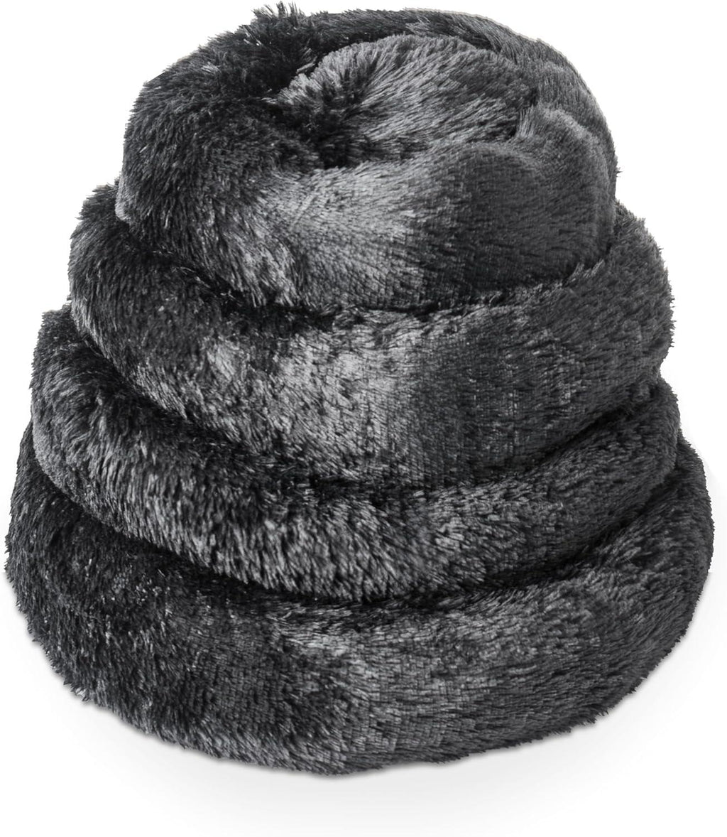 Woof & Whiskers Donut Beds For Dogs Grey Dog Bed | ObaPet