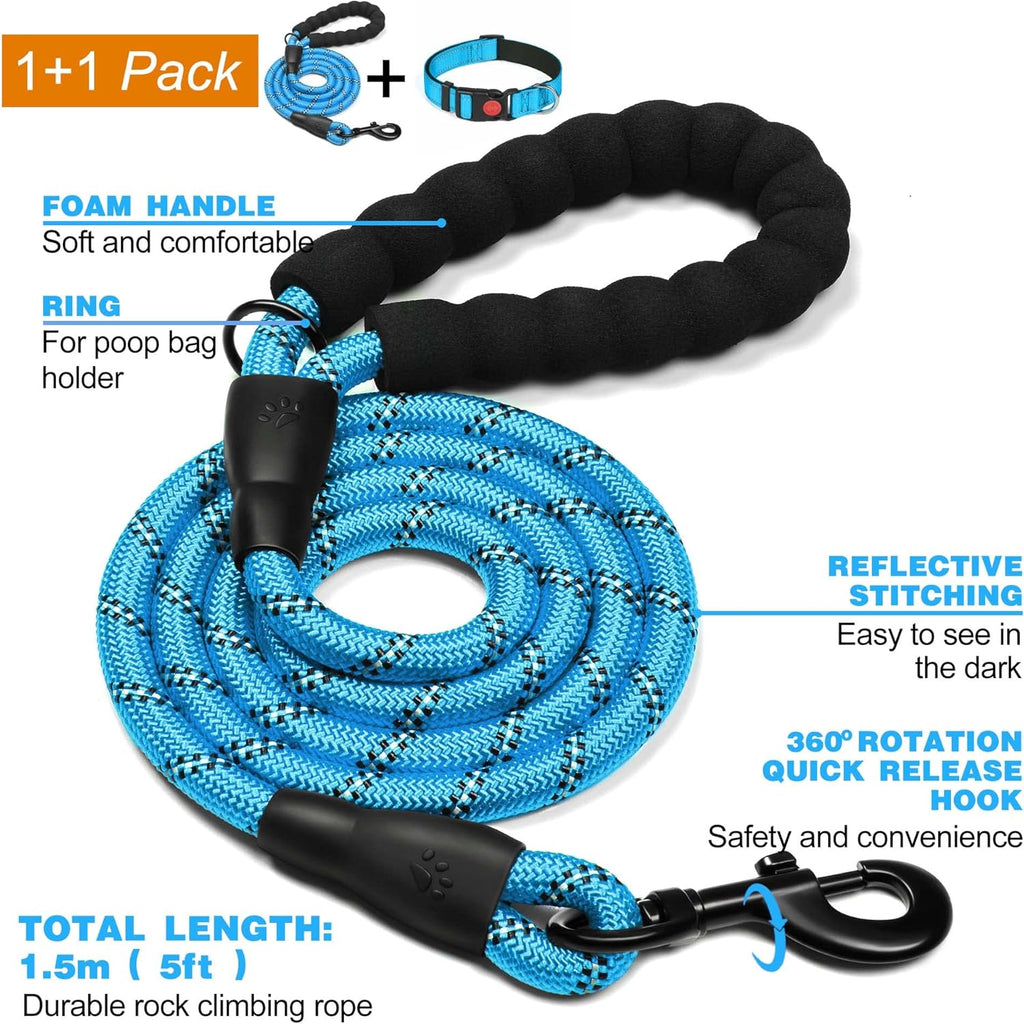 haapaw Reflective Dog Collar Padded with Soft | ObaPet