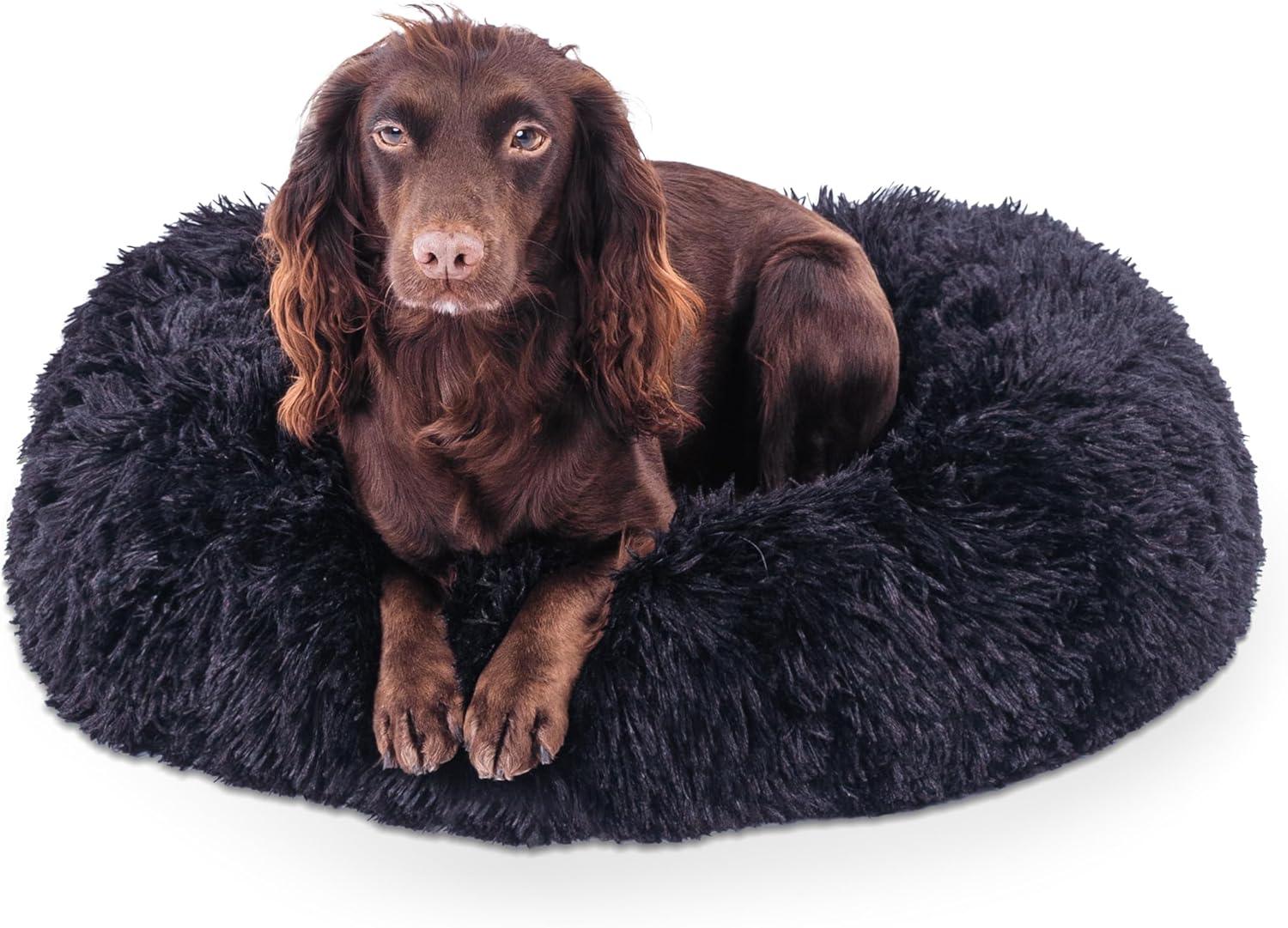 Woof & Whiskers Donut Beds For Dogs Grey Dog Bed | ObaPet