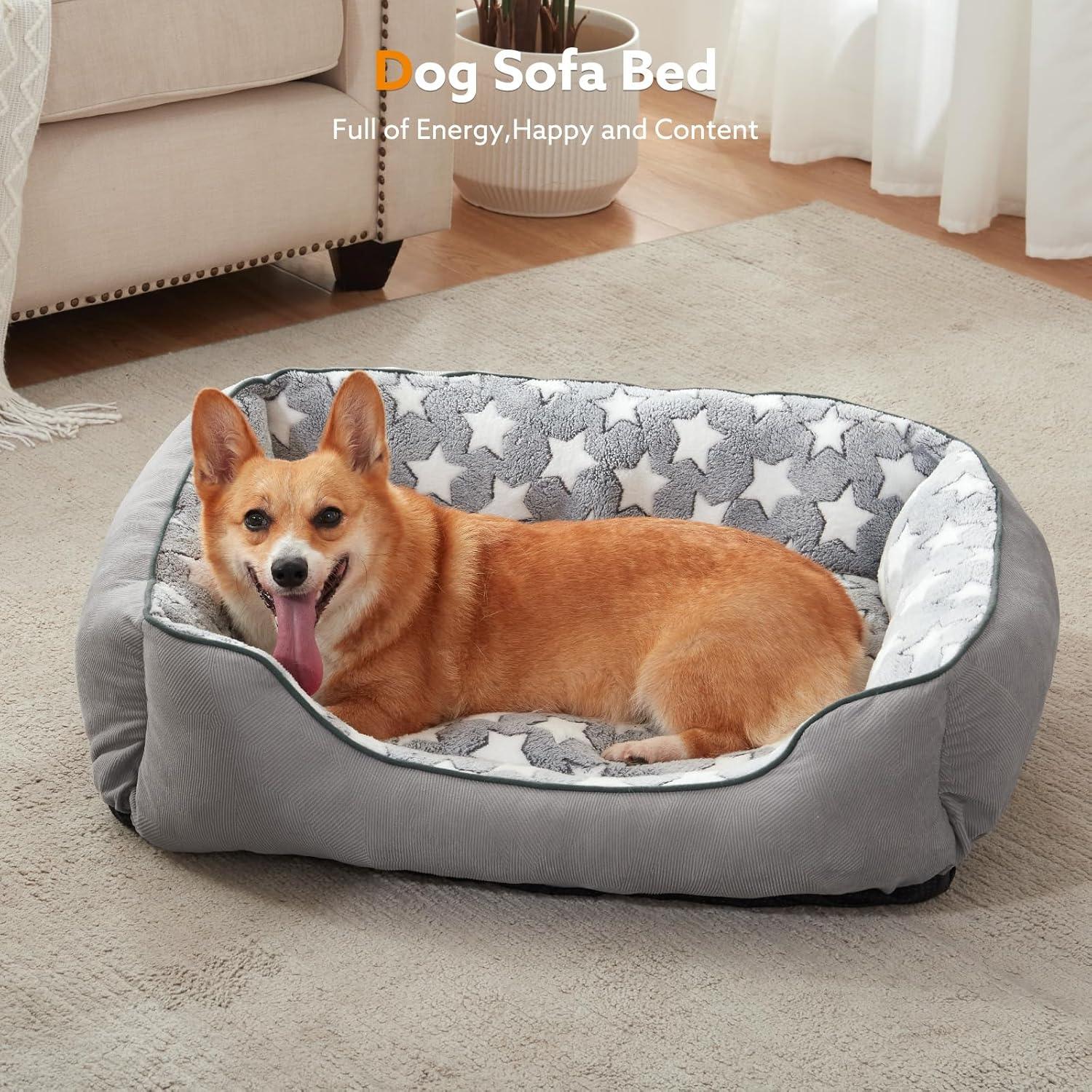 MIXJOY Dog Bed Washable, Super Soft Cosy Dog | ObaPet