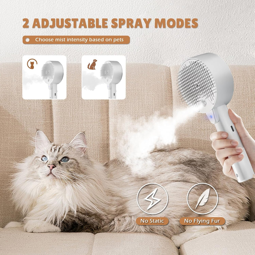 Spritz Defur Comb For Cats 2024 Cat Steam Brush | ObaPet