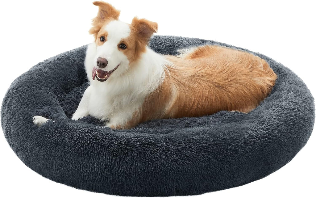 Feandrea Dog Bed, Donut Cat Bed, Fluffy Calming | ObaPet