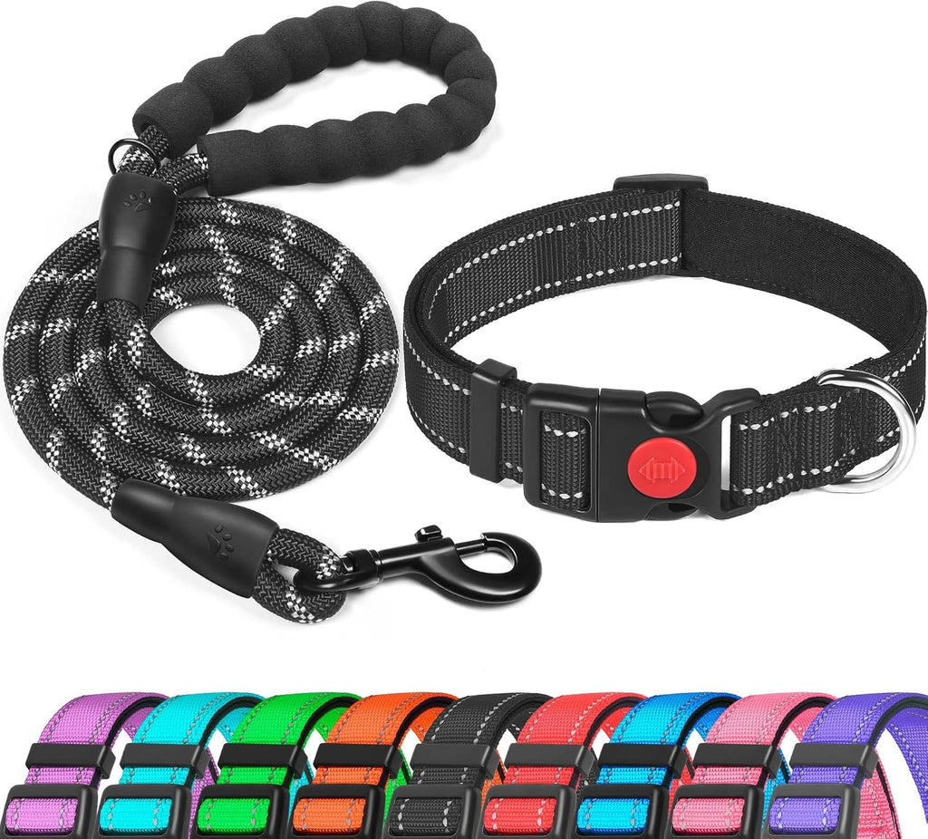 haapaw Reflective Dog Collar Padded with Soft | ObaPet