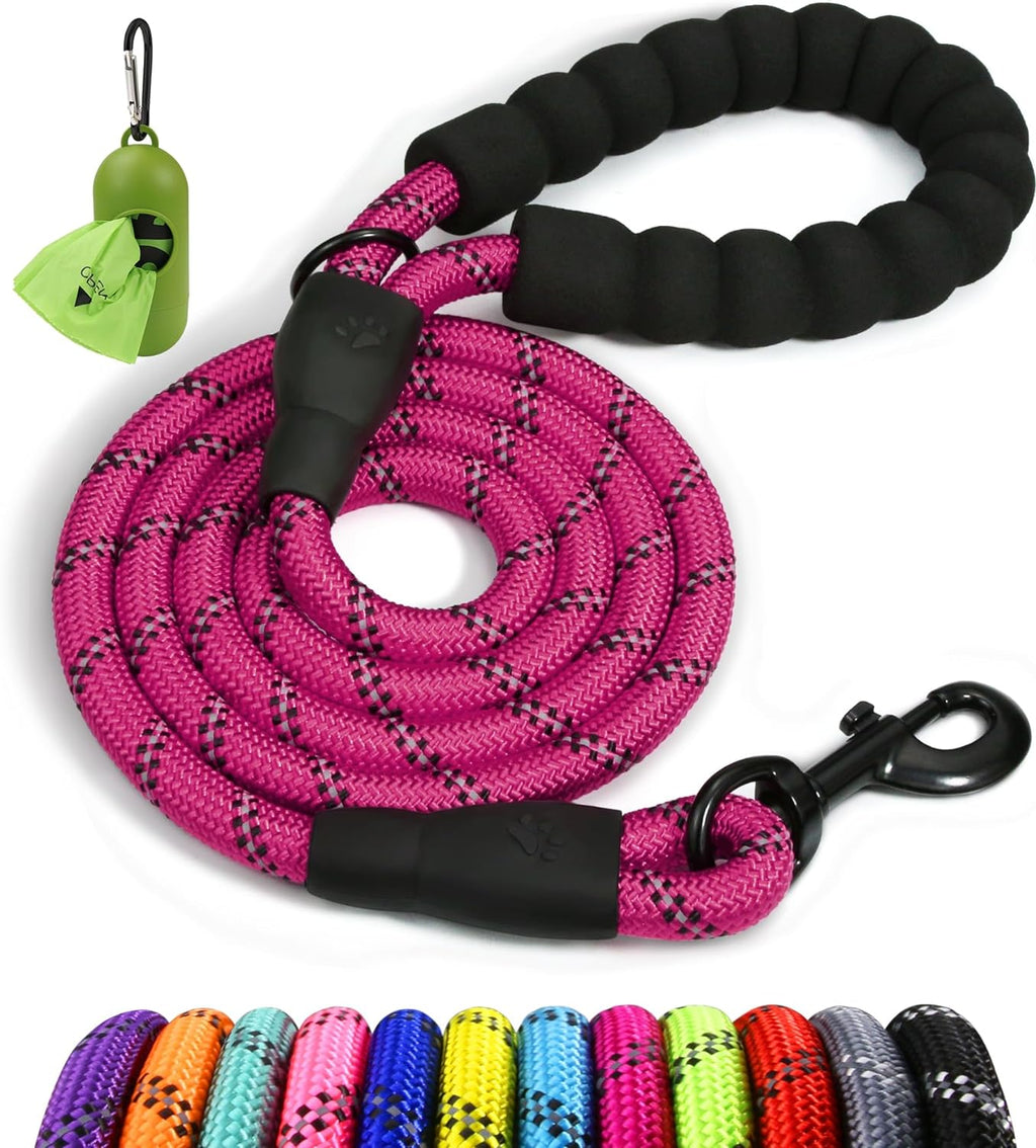 Taglory Rope Dog Lead with Soft Padded Handle, | ObaPet