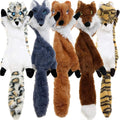 Newthinking No Stuffing Dog Toys, 5 Pack Squeaky Dog Toys, Soft Plush Dog Toys for Small Medium Large Dogs