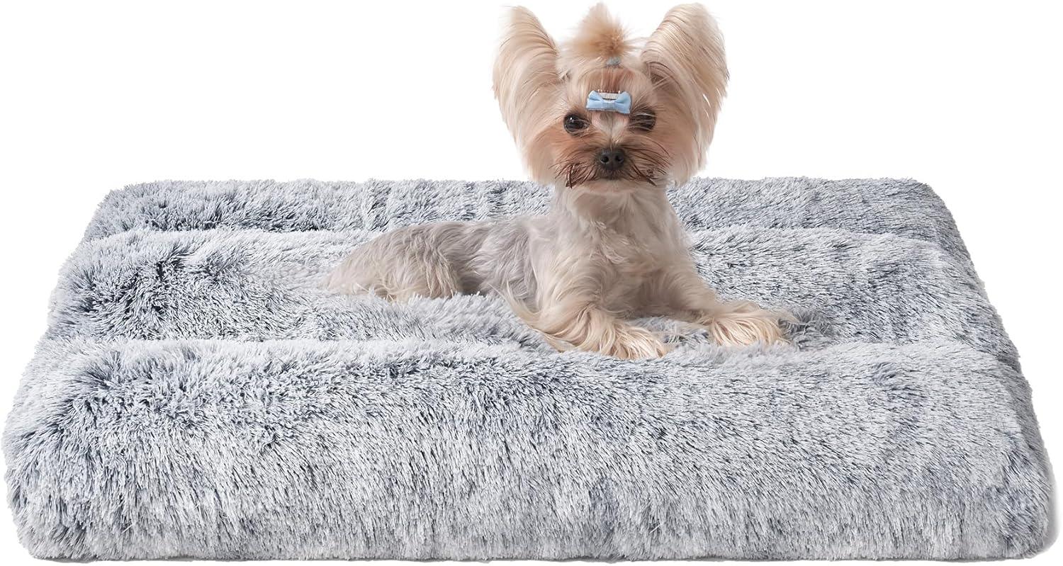 EHEYCIGA Calming Dog Bed Medium, Fluffy Anti | ObaPet