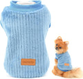 SMALLLEE_LUCKY_STORE Pet Ribbed Fleece Jumpers | ObaPet