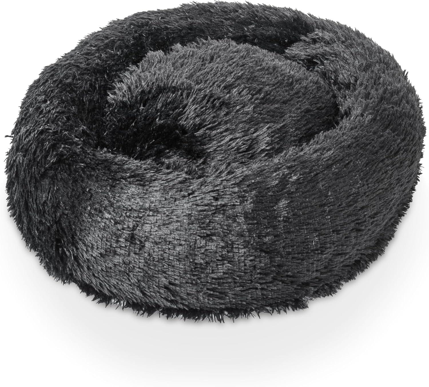 Woof & Whiskers Donut Beds For Dogs Grey Dog Bed | ObaPet