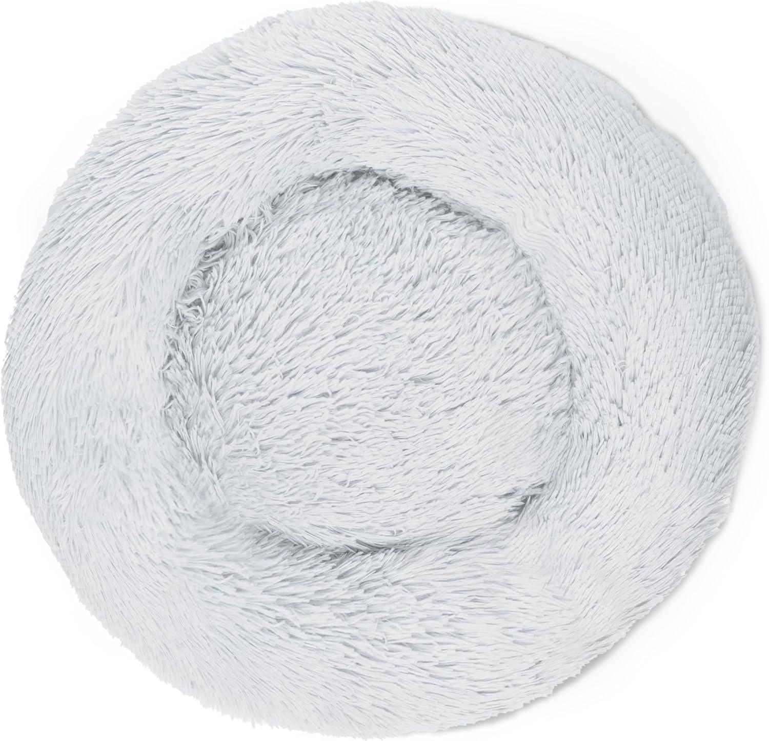 Woof & Whiskers Donut Beds For Dogs Grey Dog Bed | ObaPet