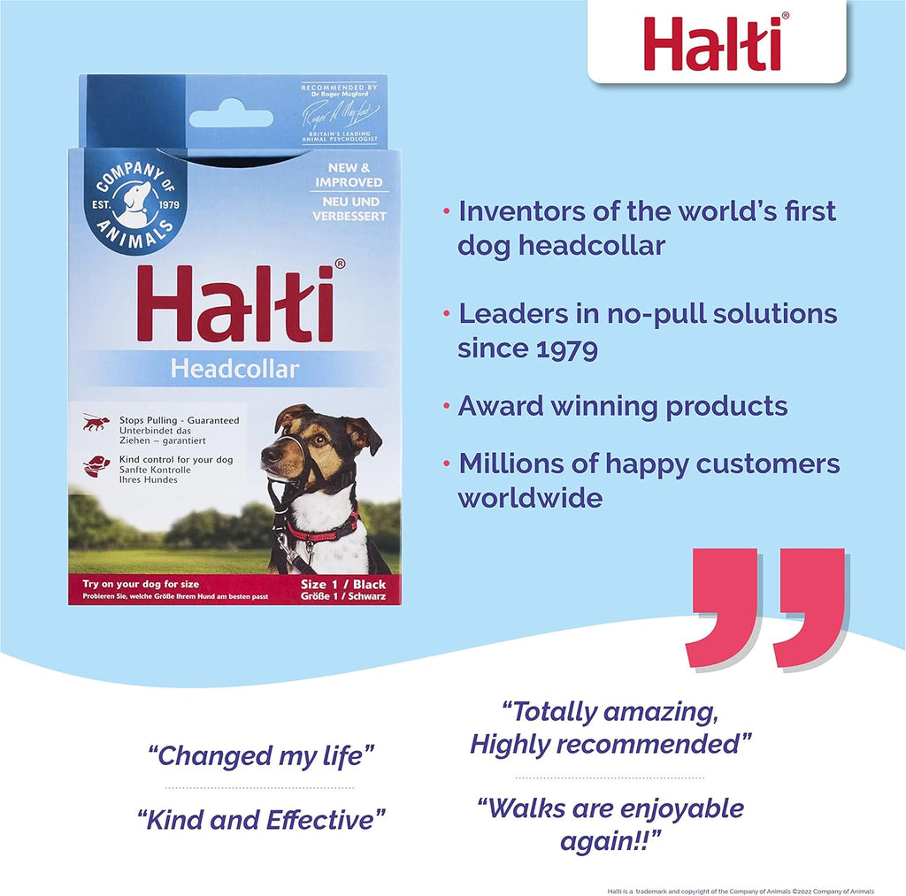 HALTI Headcollar, UK Bestselling Harness to Stop | ObaPet