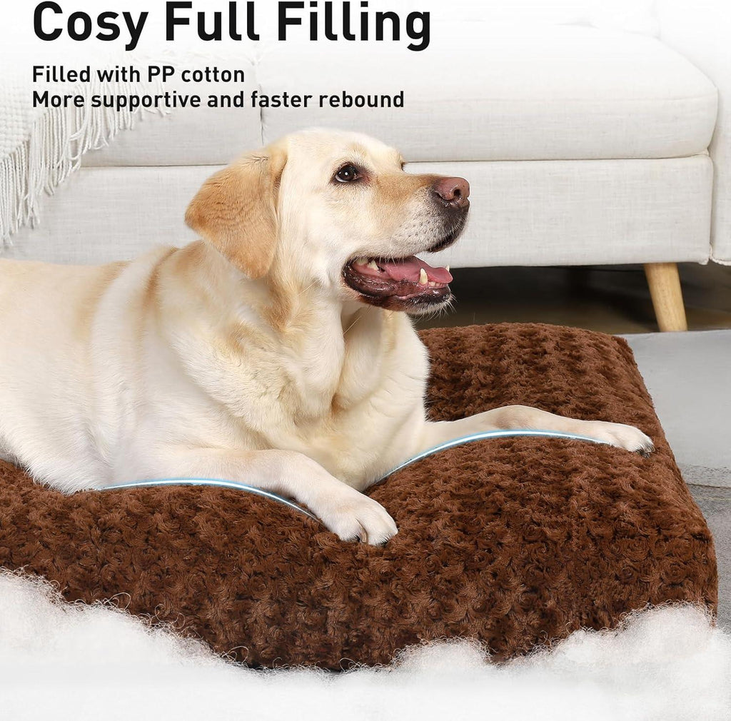 KSIIA Large Dog Bed Washable, Calming Dog Bed, | ObaPet
