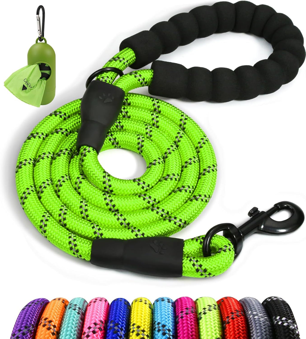 Taglory Rope Dog Lead with Soft Padded Handle, | ObaPet
