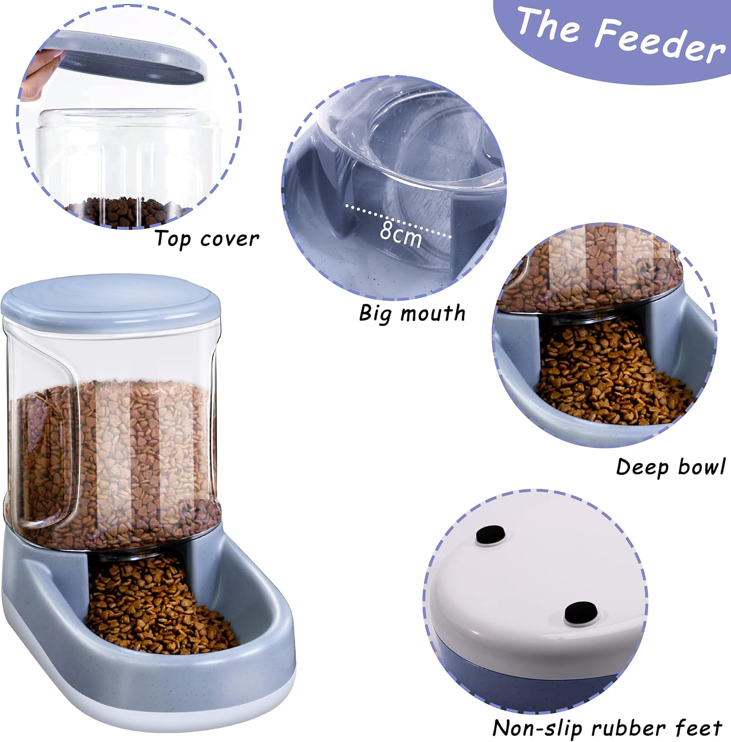 Lucky-M Pets Automatic Feeder and Waterer | ObaPet