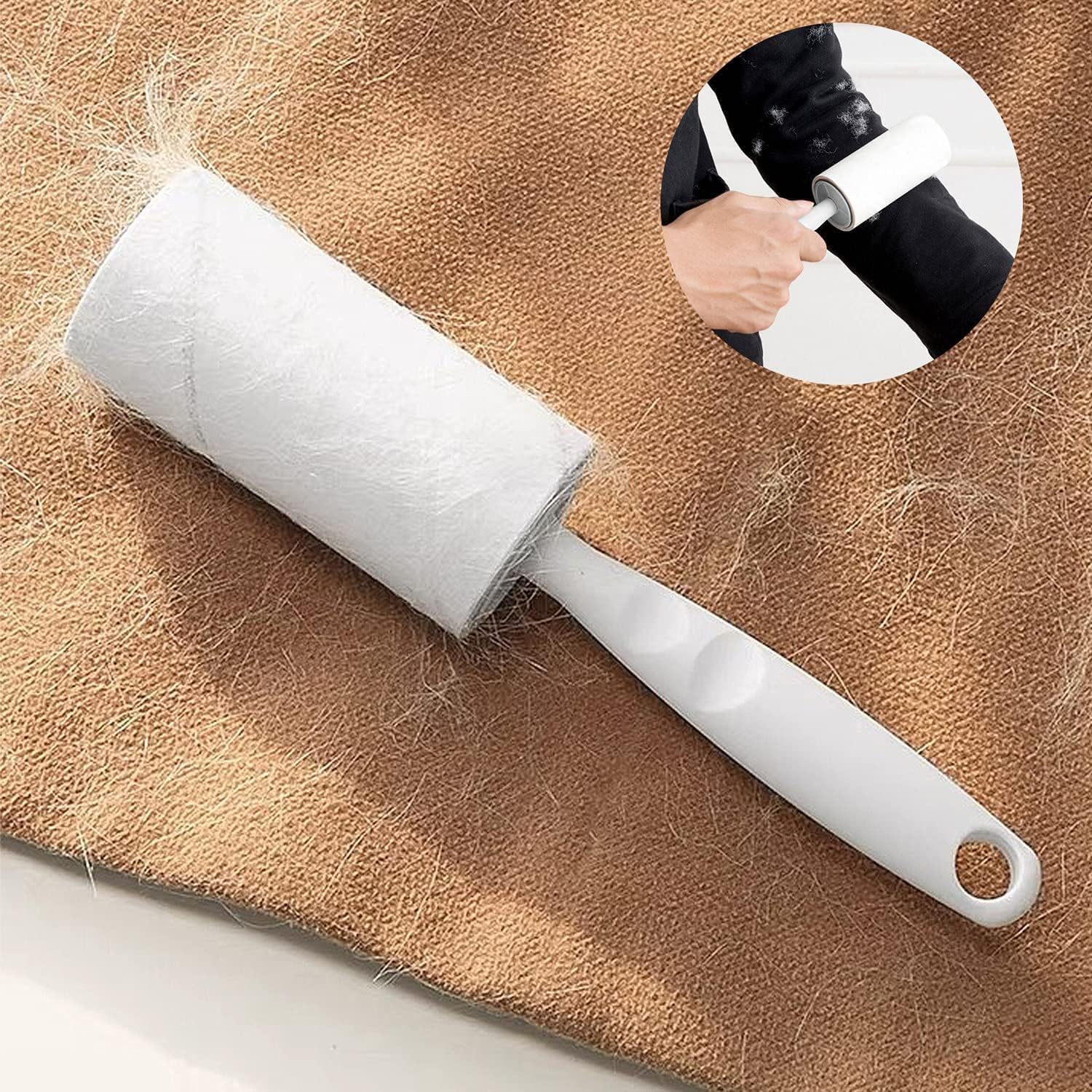 MELERIO Lint Rollers 6 Refills Full 420 Sheets | ObaPet