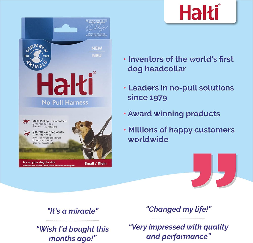 HALTI No Pull Harness Size Medium, Professional | ObaPet