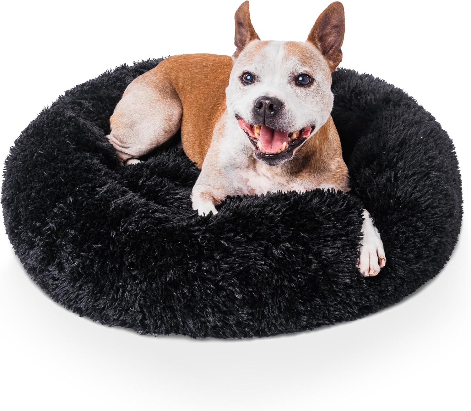 Woof & Whiskers Donut Beds For Dogs Grey Dog Bed | ObaPet