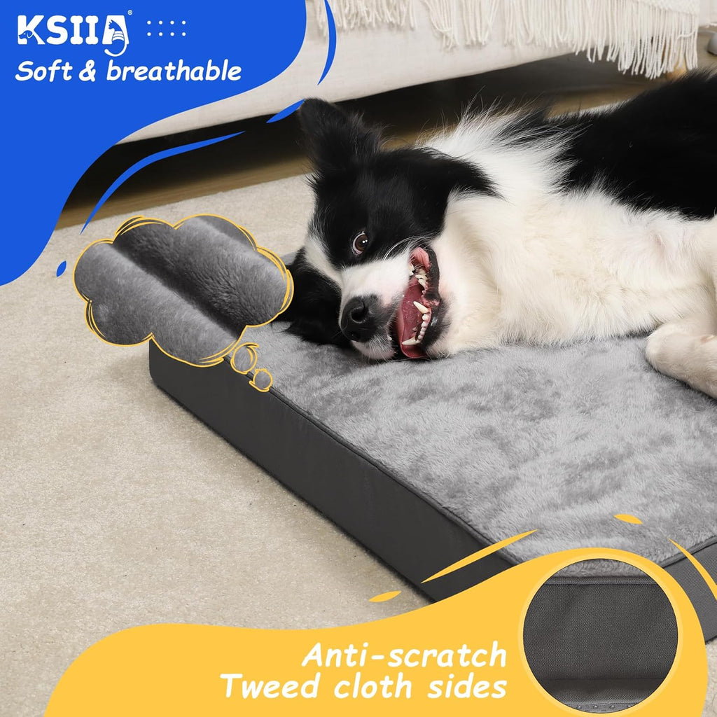 KSIIA Dog Beds Large Washable, Orthopedic Dog | ObaPet