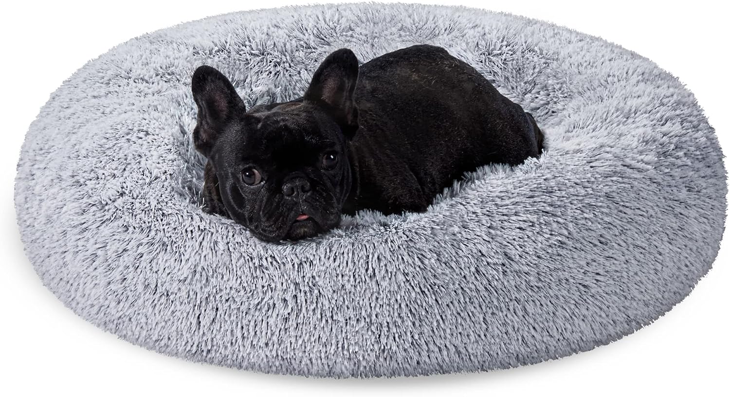 Feandrea Dog Bed, Donut Cat Bed, Fluffy Calming | ObaPet