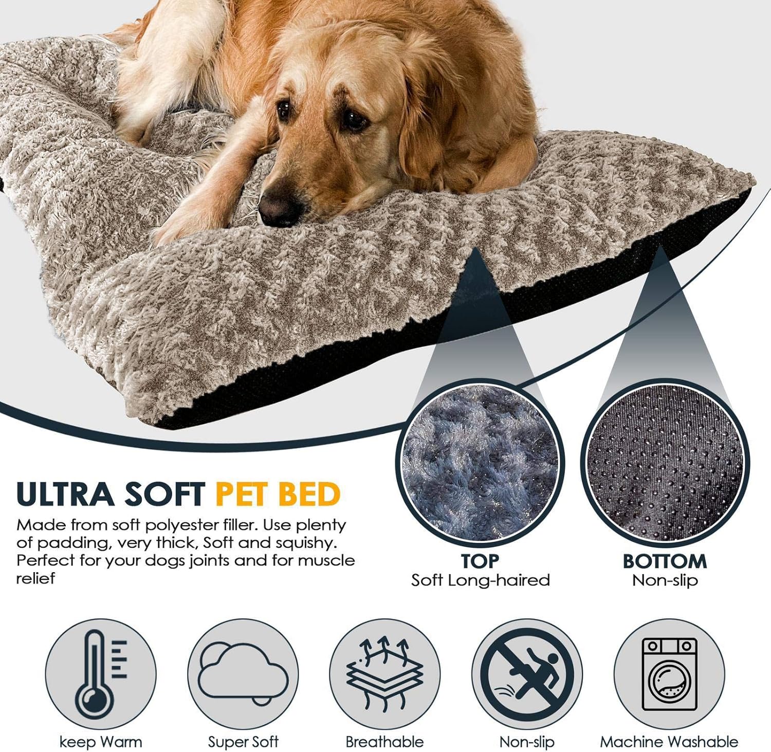 Victoria & Carter Large Dog Bed (102 x 70cm) | ObaPet