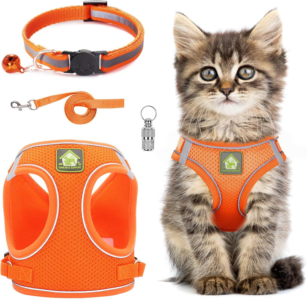 Cat Harness and Lead Set,Adjustable Reflective | ObaPet
