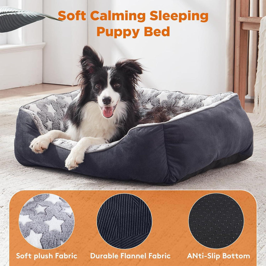 MIXJOY Dog Bed Washable, Super Soft Cosy Dog | ObaPet