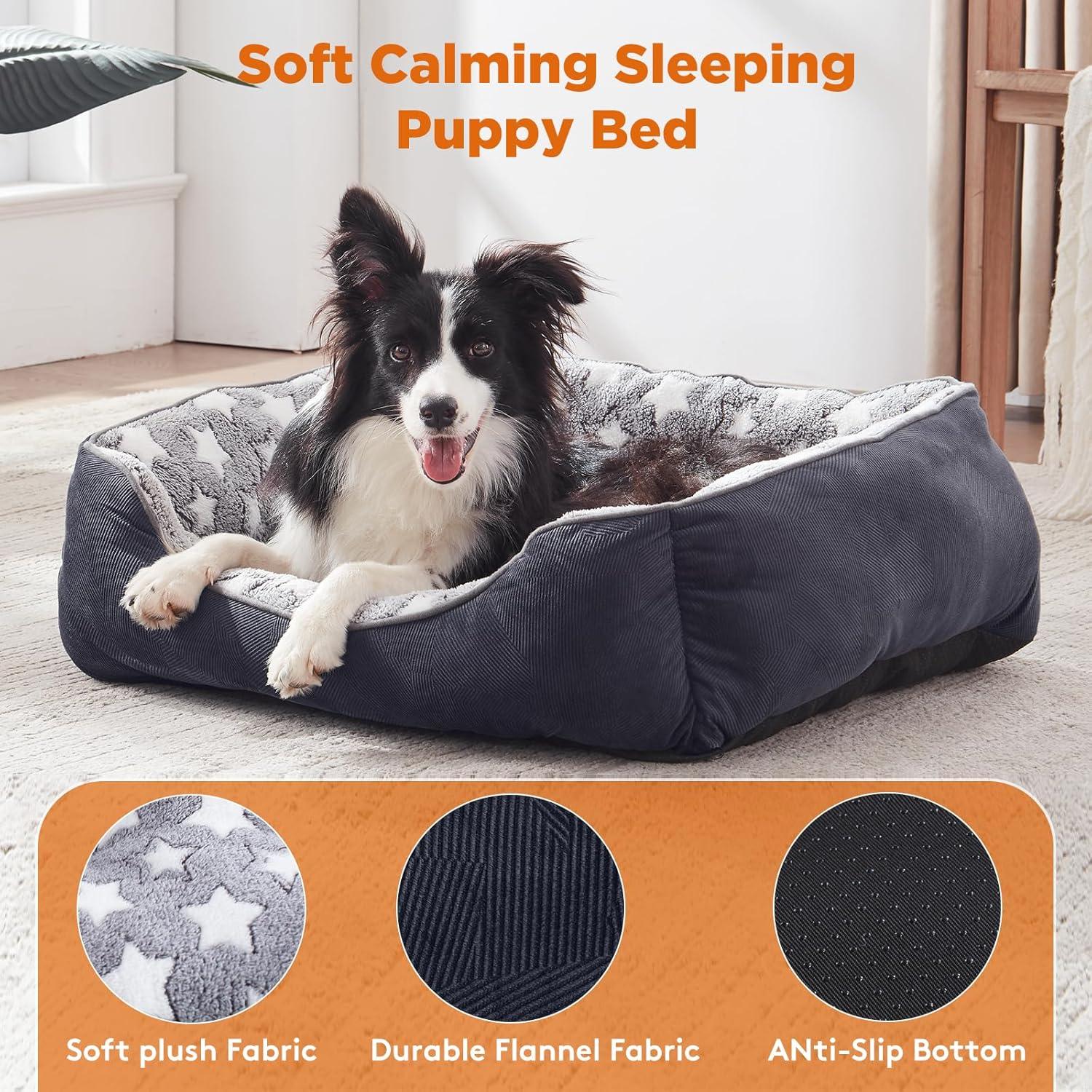 MIXJOY Dog Bed Washable, Super Soft Cosy Dog | ObaPet