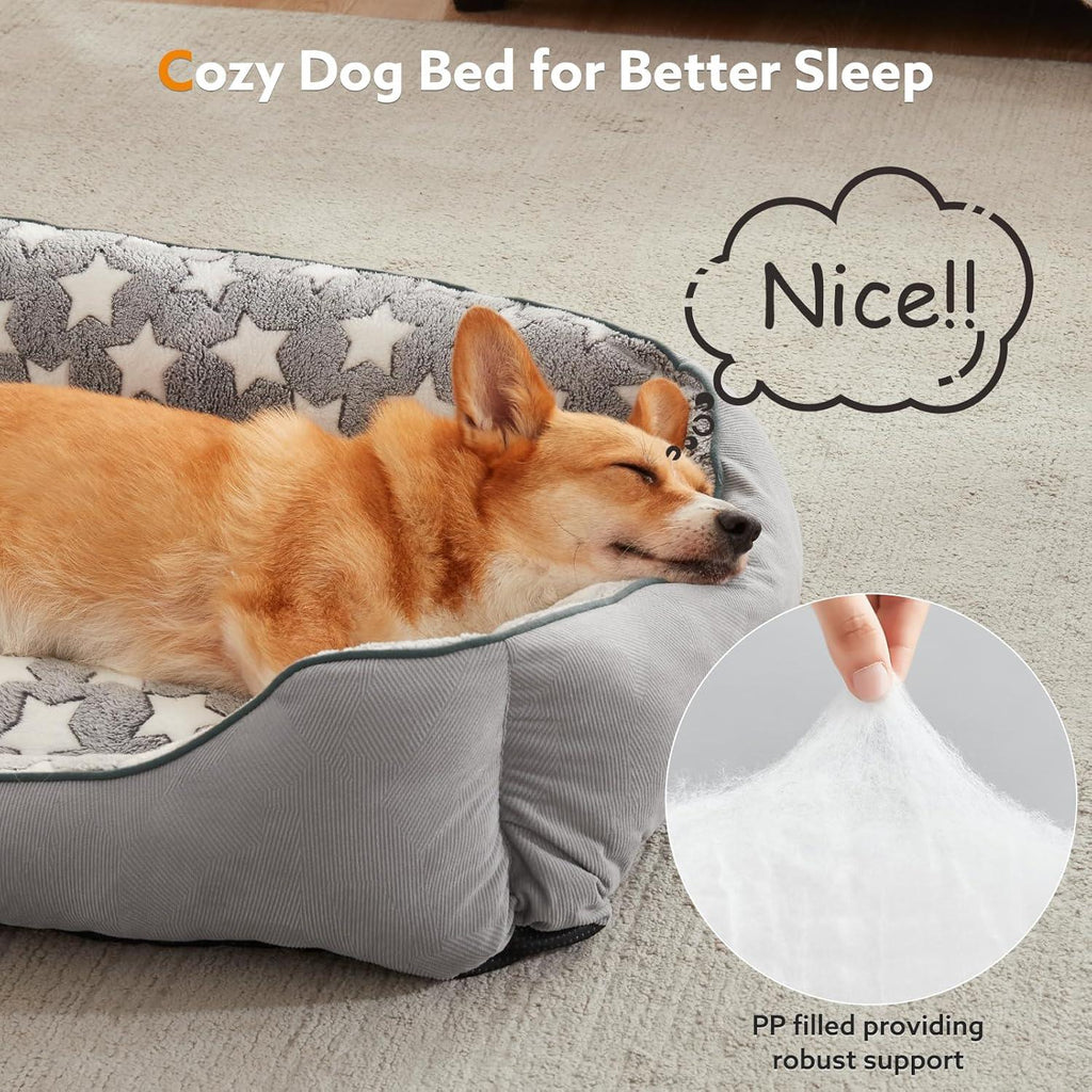 MIXJOY Dog Bed Washable, Super Soft Cosy Dog | ObaPet
