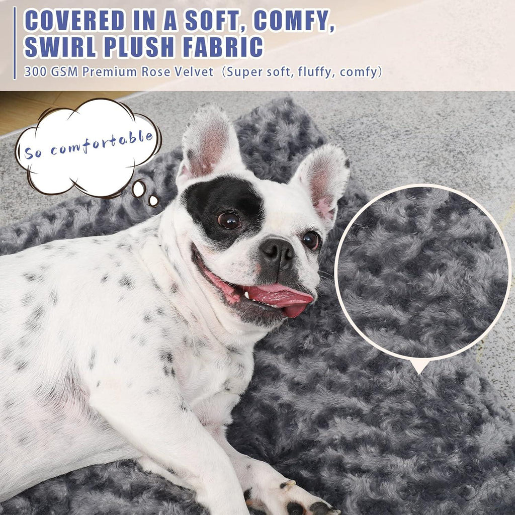 KSIIA Large Dog Bed Washable, Calming Dog Bed, | ObaPet