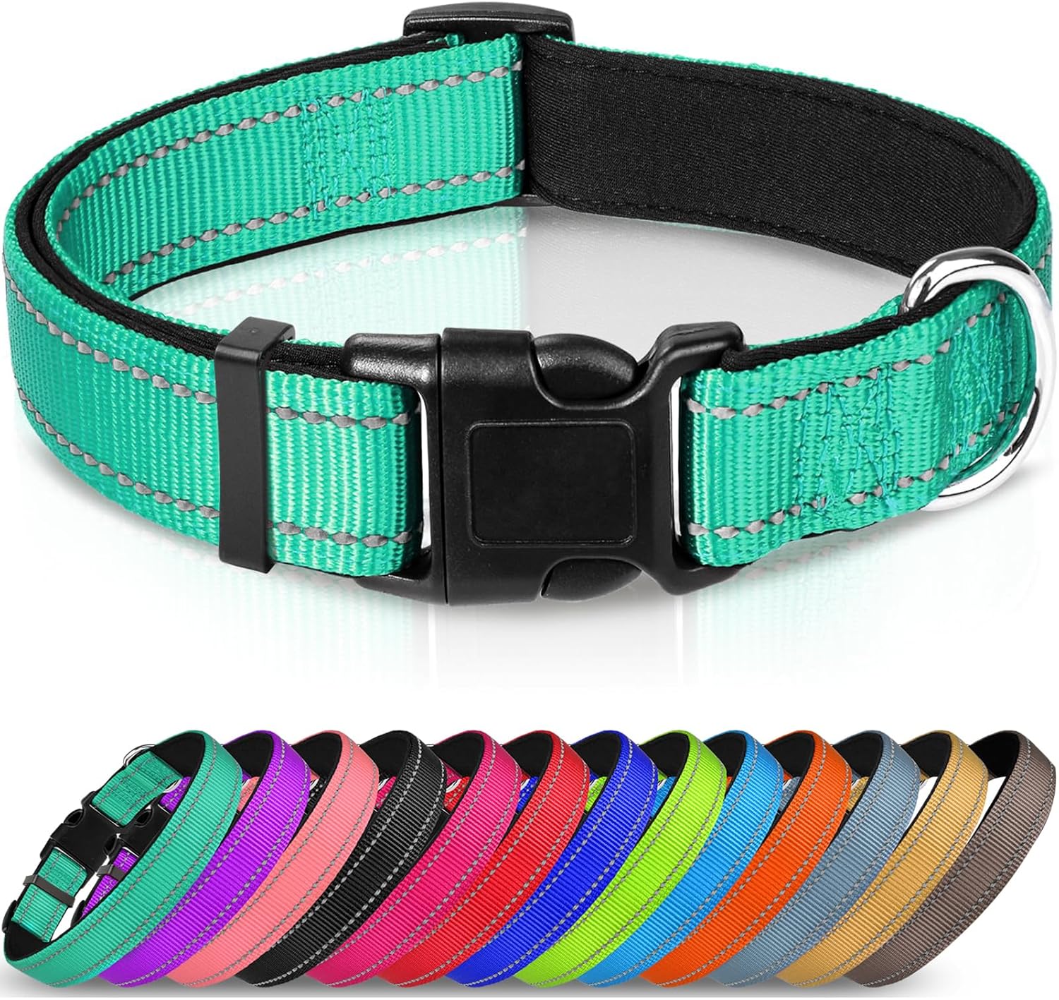 Joytale Reflective Dog Collar, Soft Neoprene | ObaPet