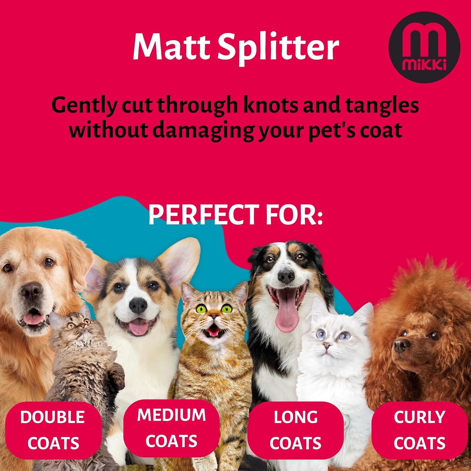 Mikki Dog, Puppy, Cat Matt Splitter | ObaPet