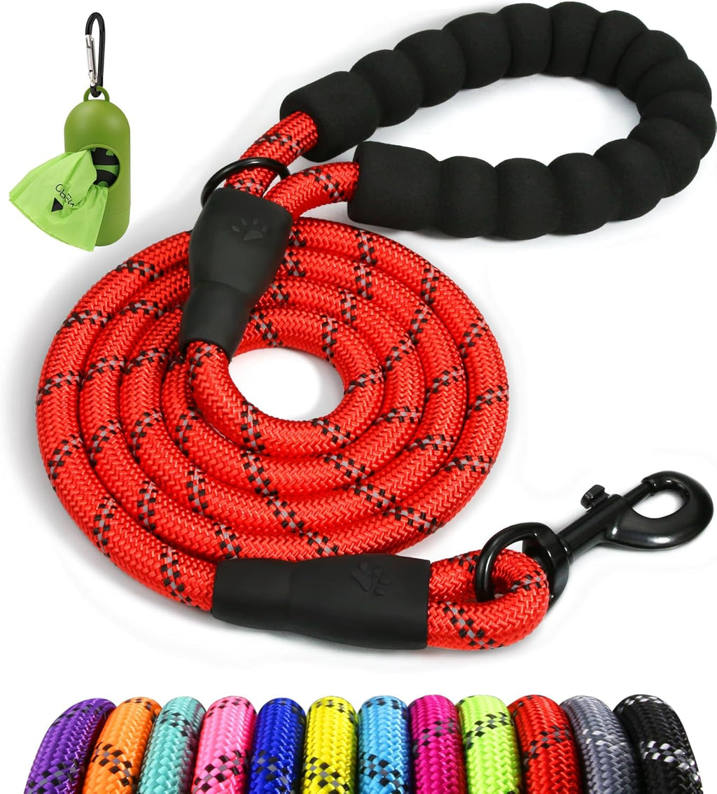 Taglory Rope Dog Lead with Soft Padded Handle, | ObaPet