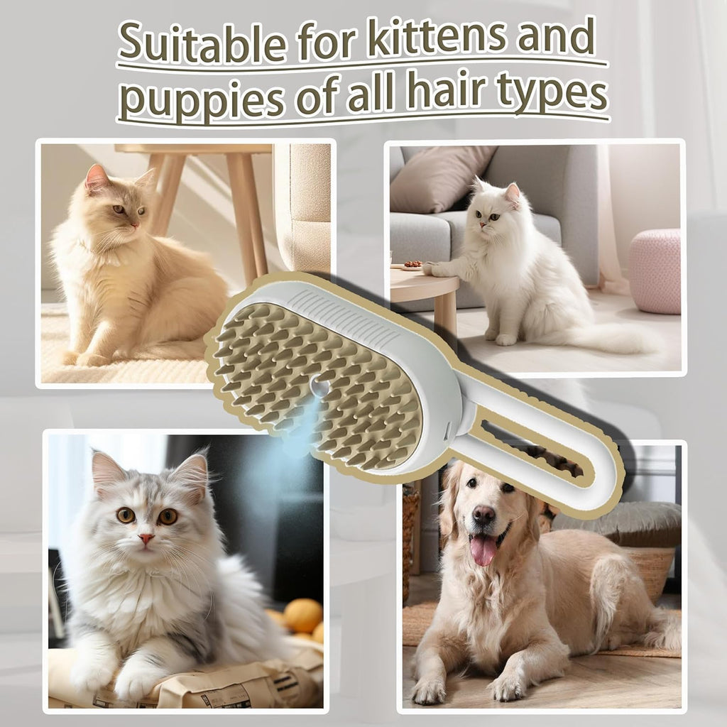Cat Steam Brush for Shedding Cloud Care Cat | ObaPet