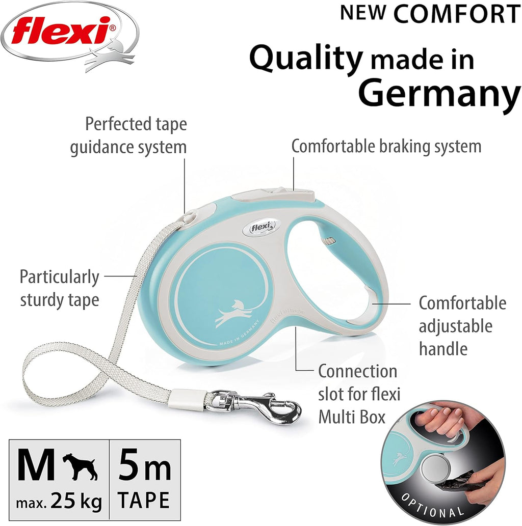 Flexi New Classic Tape Blue Large 8m Retractable | ObaPet