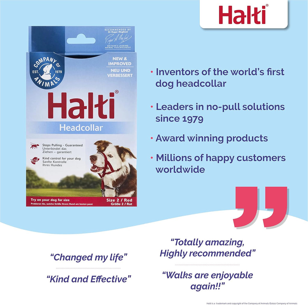 HALTI Headcollar, UK Bestselling Harness to Stop | ObaPet