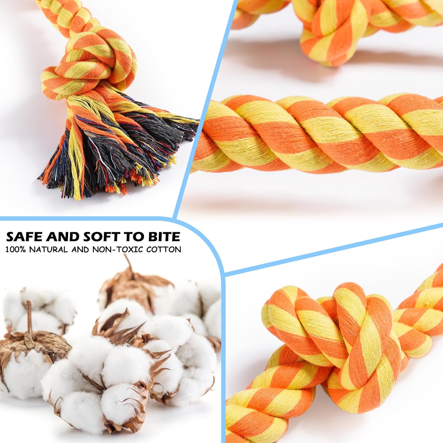 Aitmexcn Dog Rope Toys for Large Medium Dog | ObaPet
