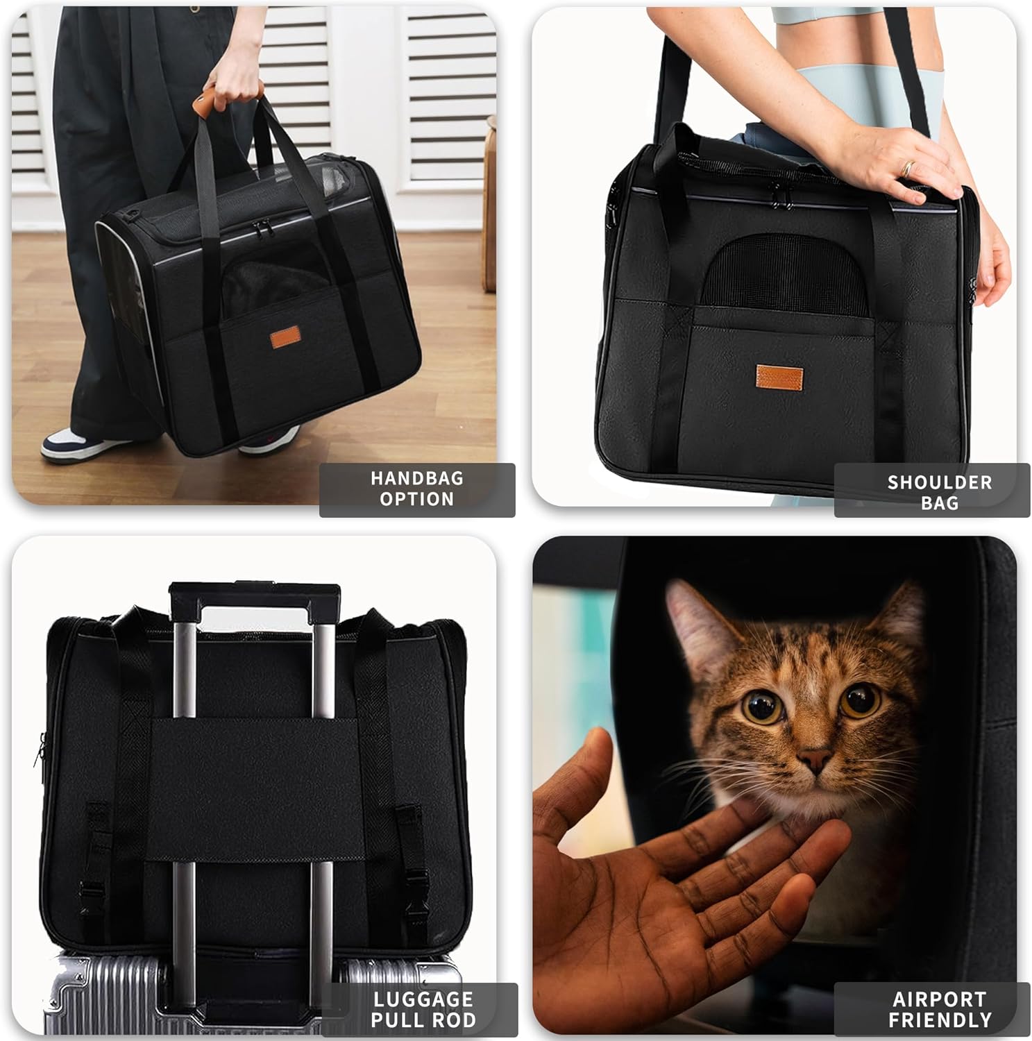 SOKANA Foldable Cat Carrier - Large Pet Carrier | ObaPet