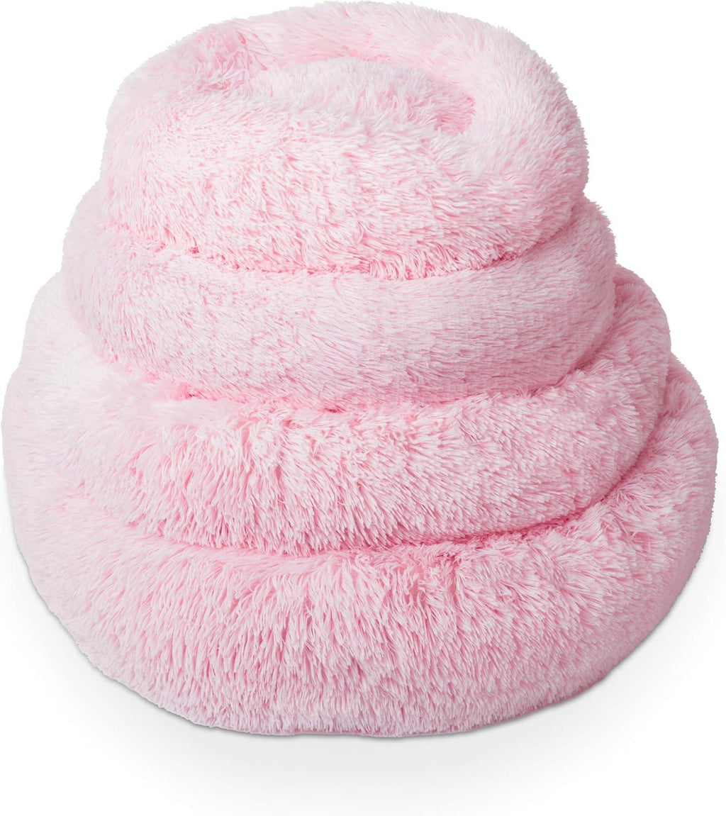 Woof & Whiskers Donut Beds For Dogs Grey Dog Bed | ObaPet
