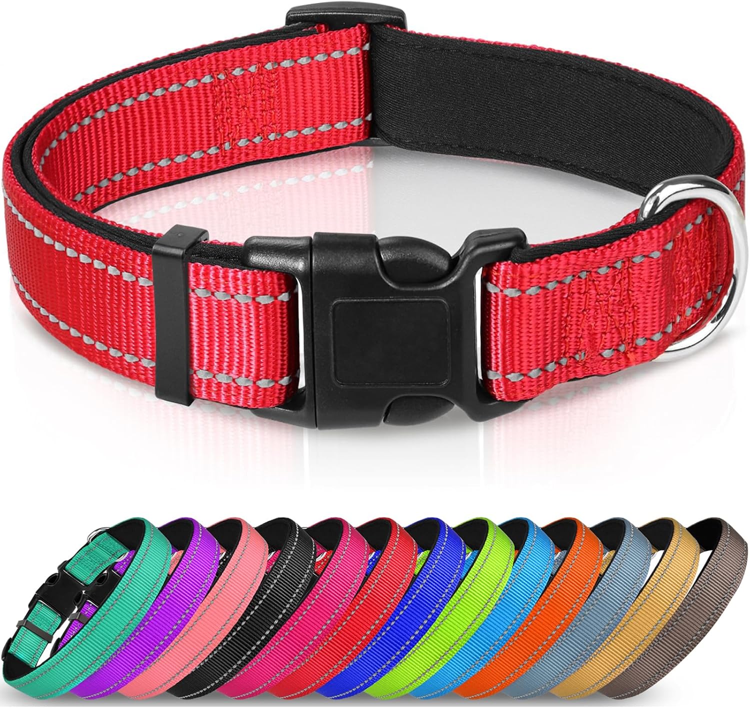Joytale Reflective Dog Collar, Soft Neoprene | ObaPet