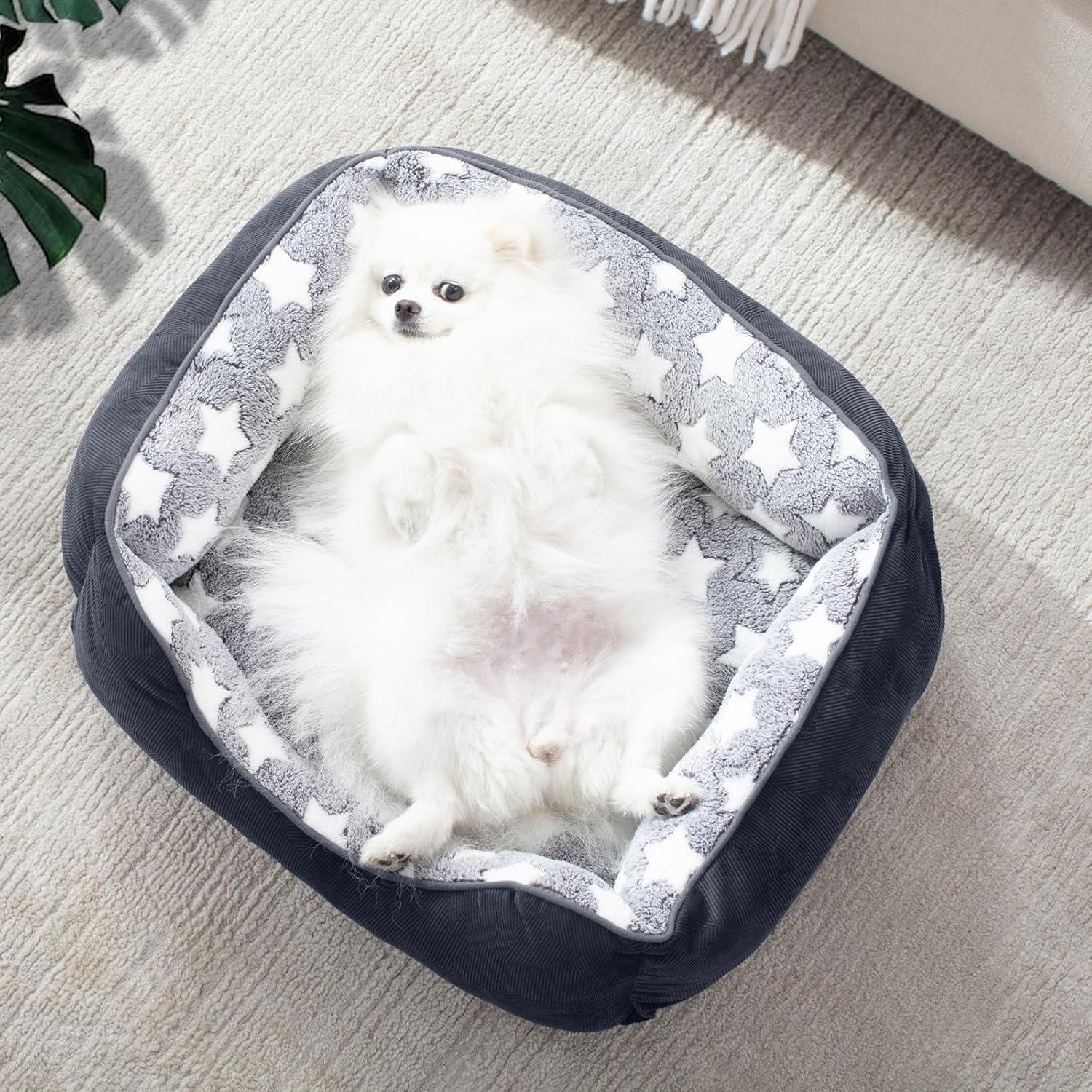 MIXJOY Dog Bed Washable, Super Soft Cosy Dog | ObaPet