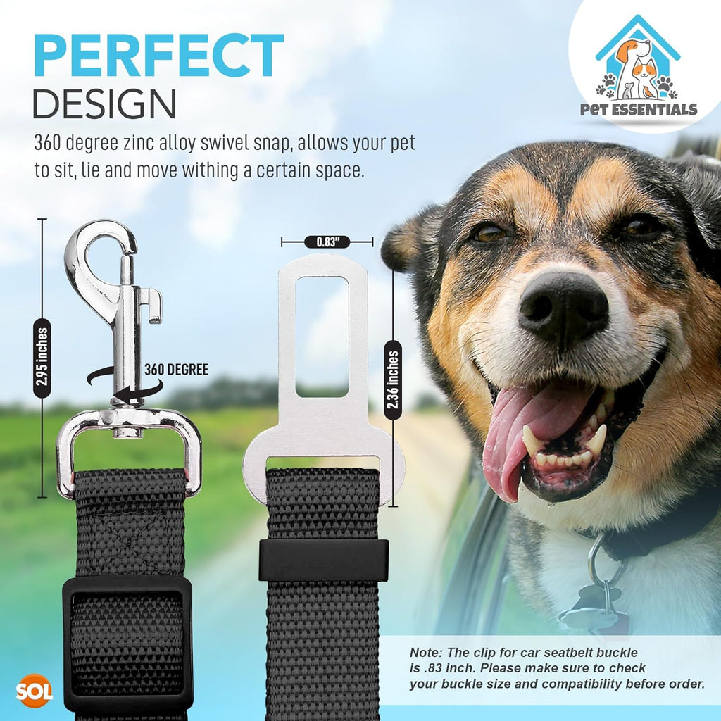 2pk Dog Car Seat Belts | ObaPet