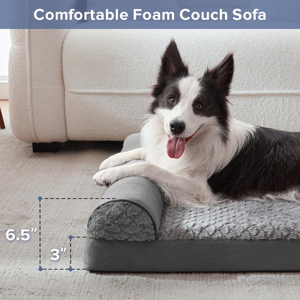 FURTIME Large Dog Bed(89 x 64cm), Orthopedic | ObaPet