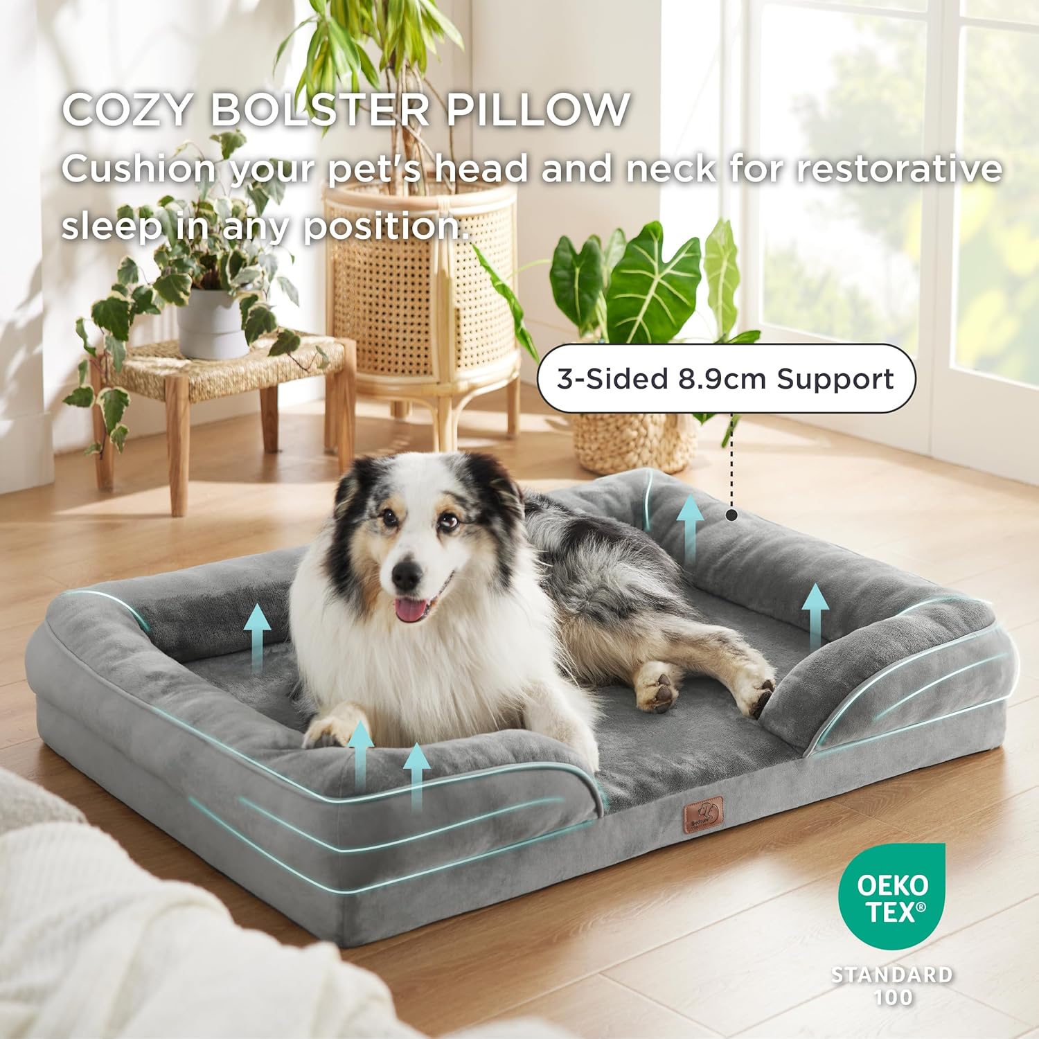 Bedsure Dog Sofa Bed Washable Orthopedic Dog | ObaPet